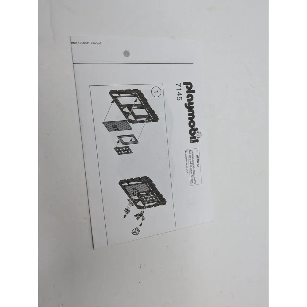 Playmobil Booklets Pamphlets Instructions Lot 3120 3938 3940 3909 3965 3080